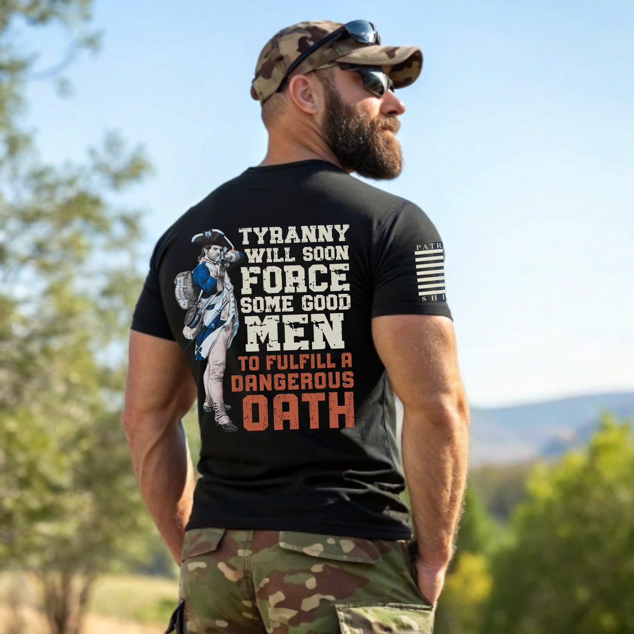 Pro-America T-Shirt - Bold Statement for True Defenders of freedom