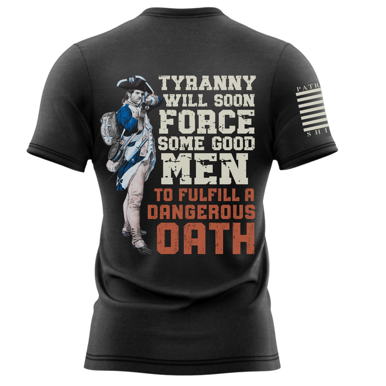 High-Quality Freedom Shirt - Show Your Commitment to your patriotic Duty. Black