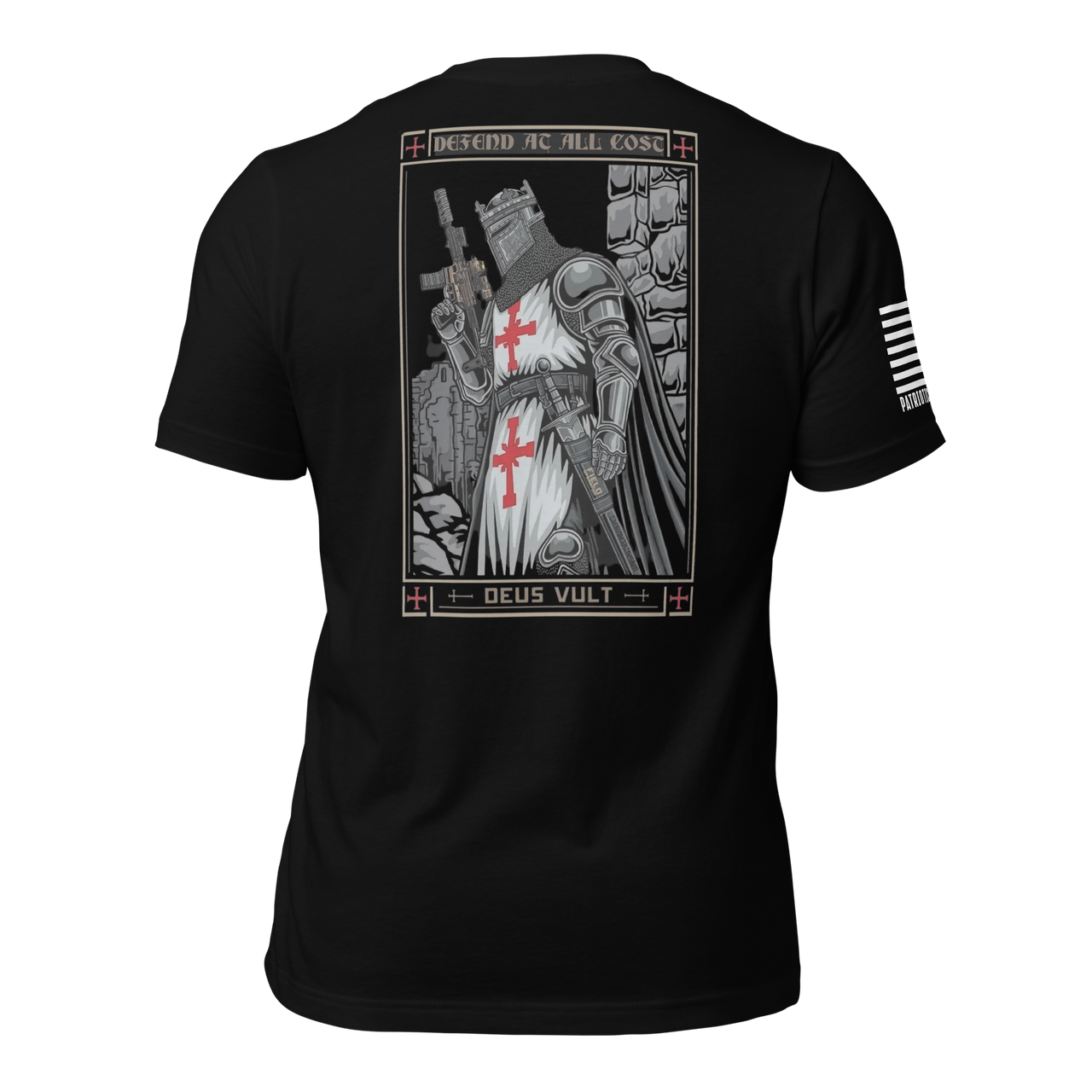 Defend the Legacy medieval warrior t-shirt for freedom loving men and women