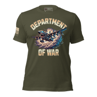 Patriotic T-Shirt for Faith and Freedom Warriors. military green