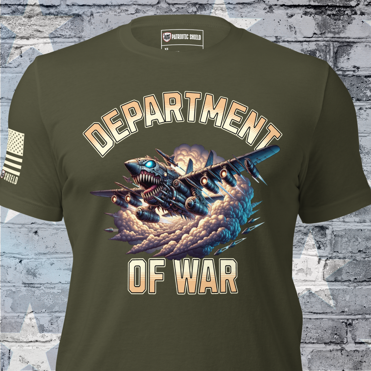 Department of War T-Shirt Patriotic Warrior Apparel USA