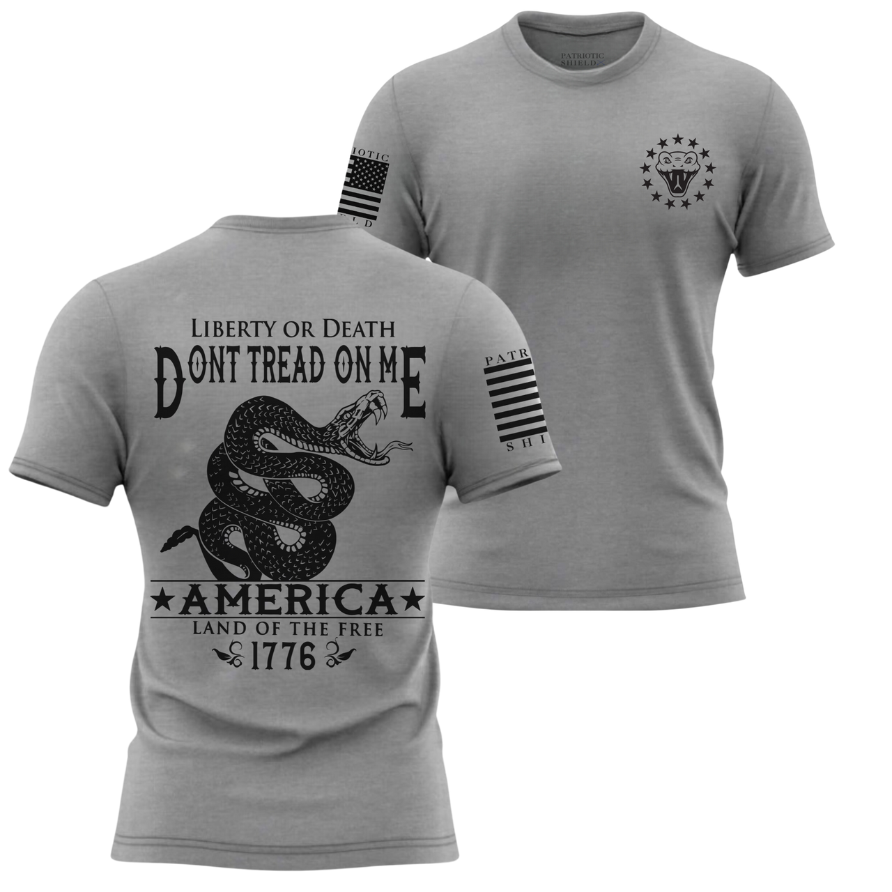 Patriotic Don’t Tread on Me T-Shirt for freedom loving patriots