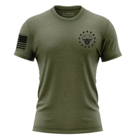 Thumbnail for Comfortable and durable Don’t Tread on Me T-Shirt. military green