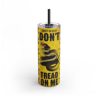 Don’t Tread on Me matte tumbler with bold liberty message