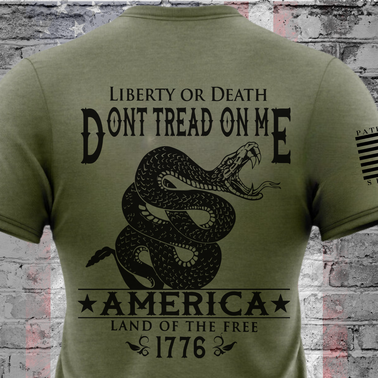 Don’t Tread on Me T-Shirt - Patriotic apparel for liberty lovers.