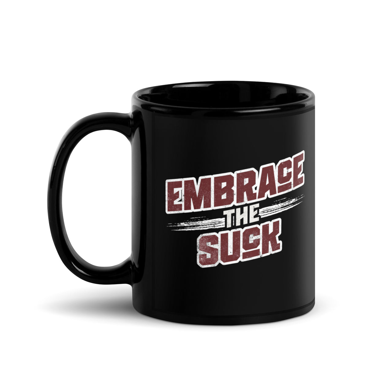 veteran family owned embrace the suck coffee cup