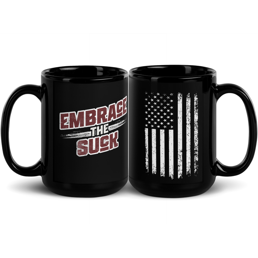 freedom fighter coffee mug embrace the suck gift. 15 oz