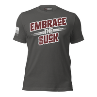 Tough American Grit T-Shirt for Men and Women. asphalt