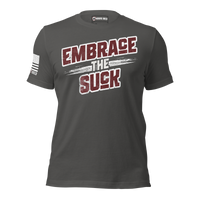 Tough American Grit T-Shirt for Men and Women. asphalt