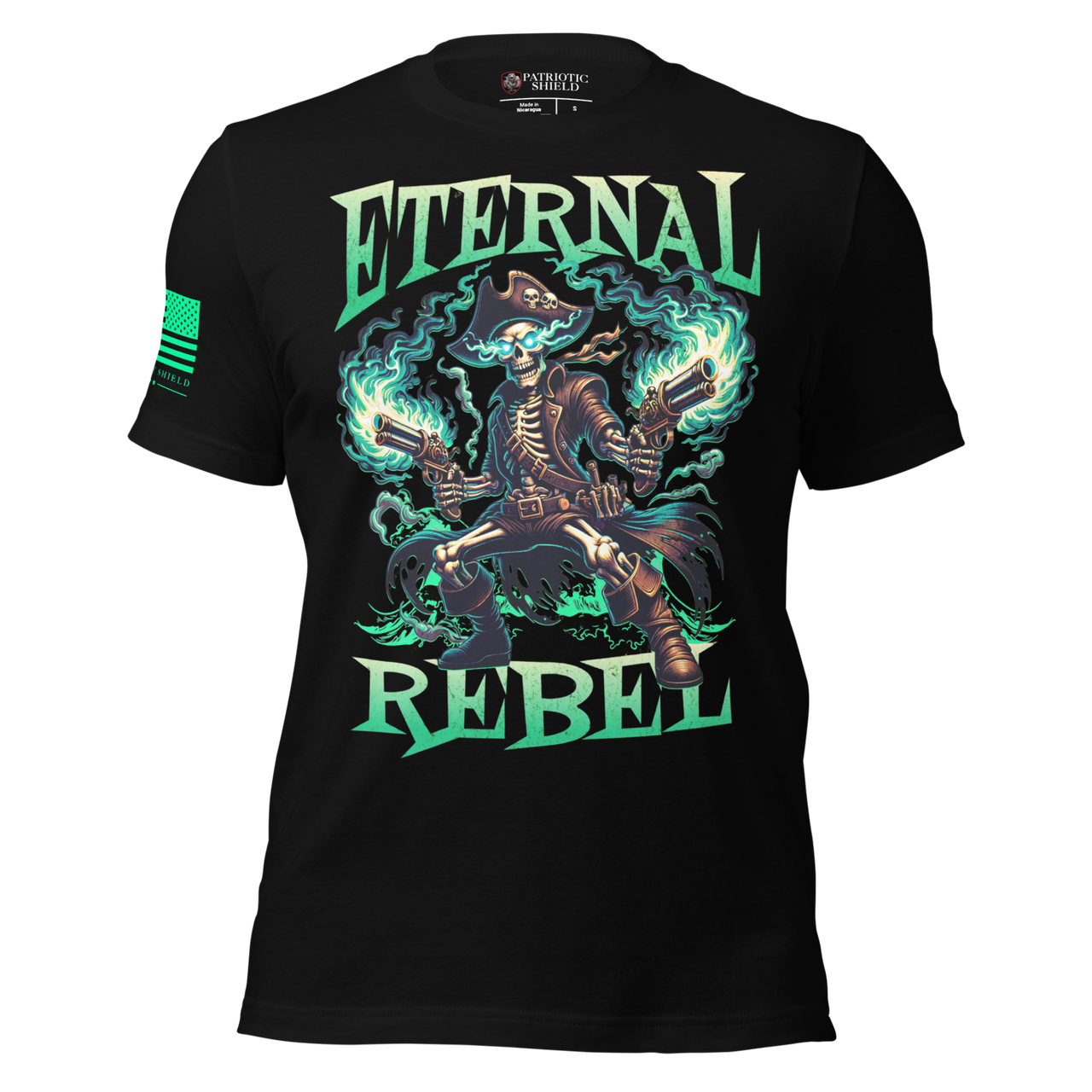 Eternal Rebel graphic tee for Halloween night