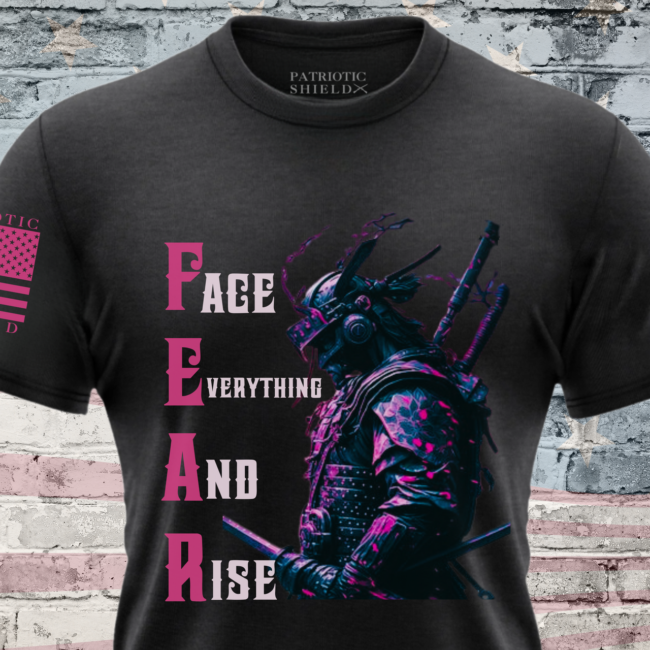 Face Everything and Rise T-Shirt - A powerful symbol of resilience and strength for all warriors