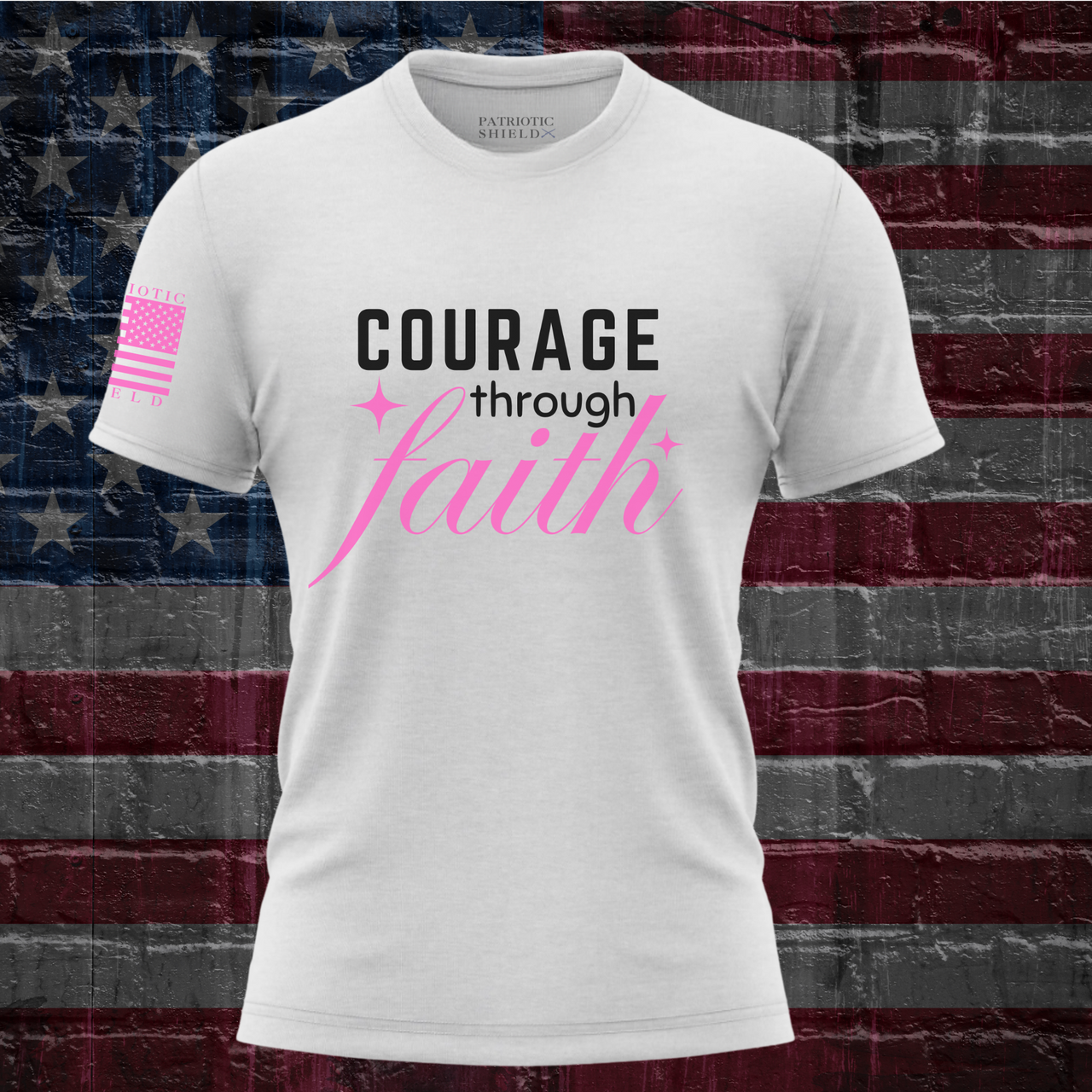 Stylish and soft Christian Warrior T-shirt for women patriots