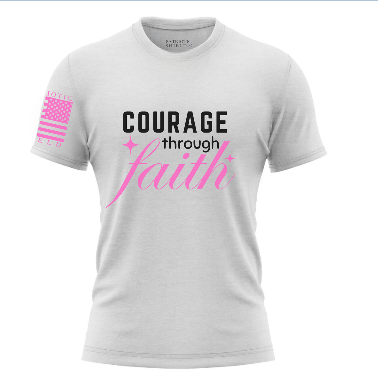 Veteran-family-owned Christian Warrior women’s apparel. White