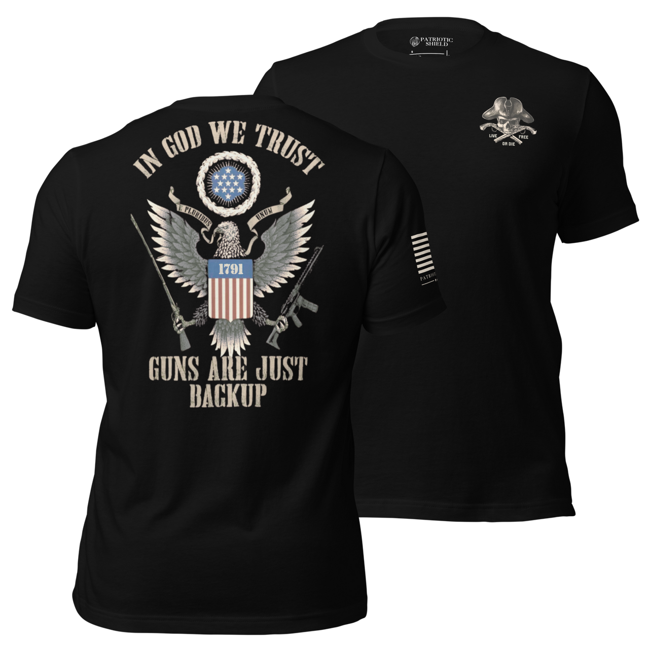 soft cotton religious patriotic second amendment t-shirt