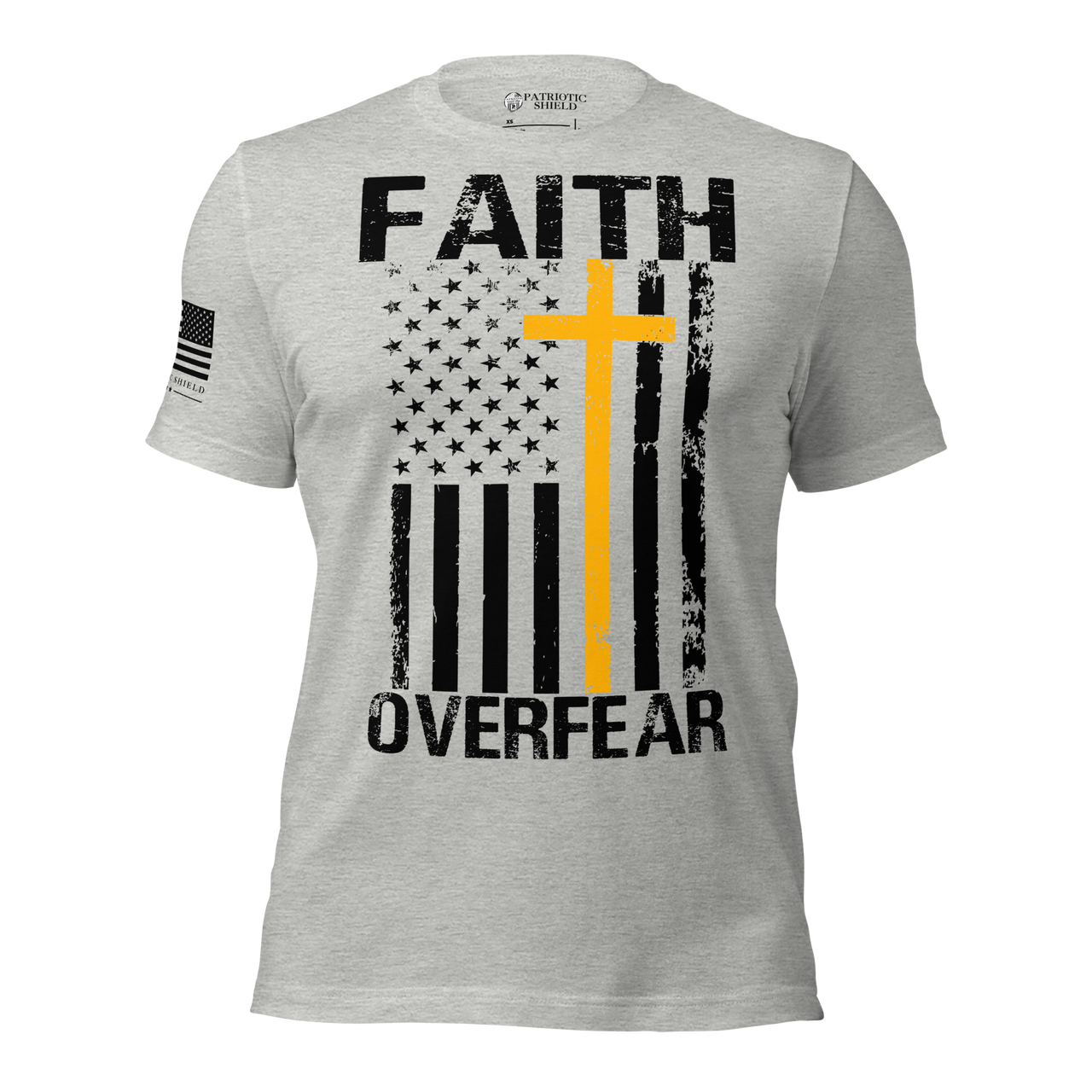 Faith Over Fear Christian apparel . athletic heather