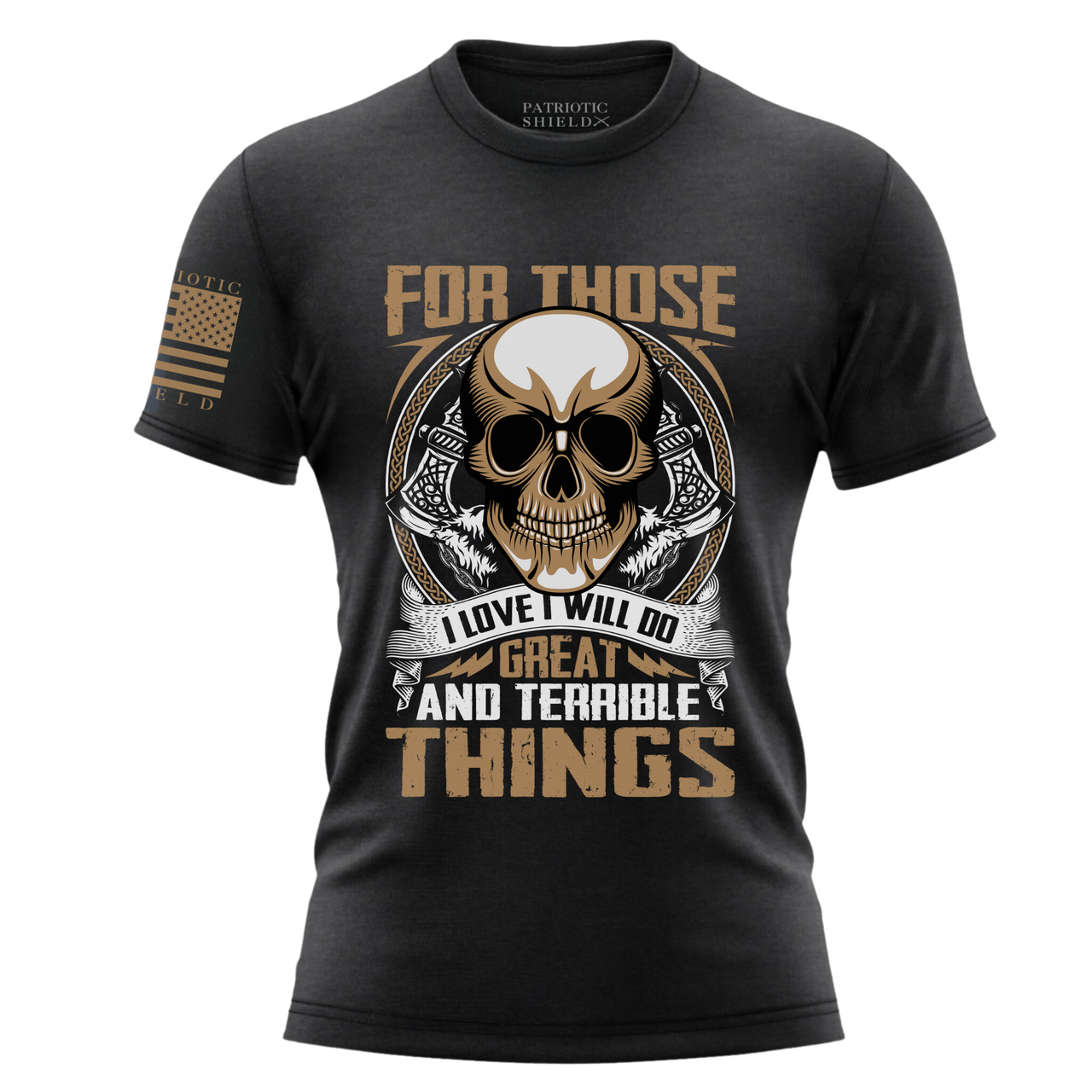 Feel the Wrath T-Shirt - A tough tee for fearless warriors. black