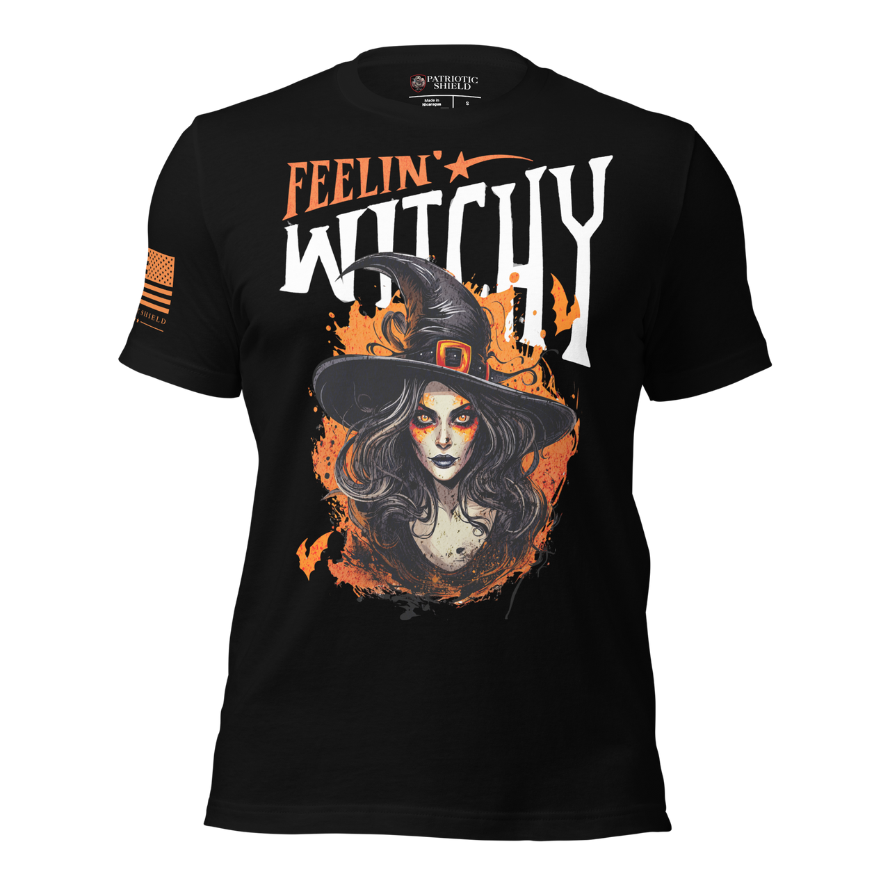 Feelin Witchy spooky season T-shirt for women