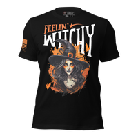 Feelin Witchy spooky season T-shirt for women