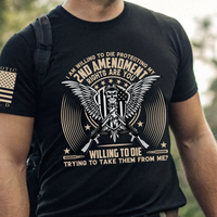 Thumbnail for Durable Fight for the 2nd T-Shirt for Second Amendment advocates.