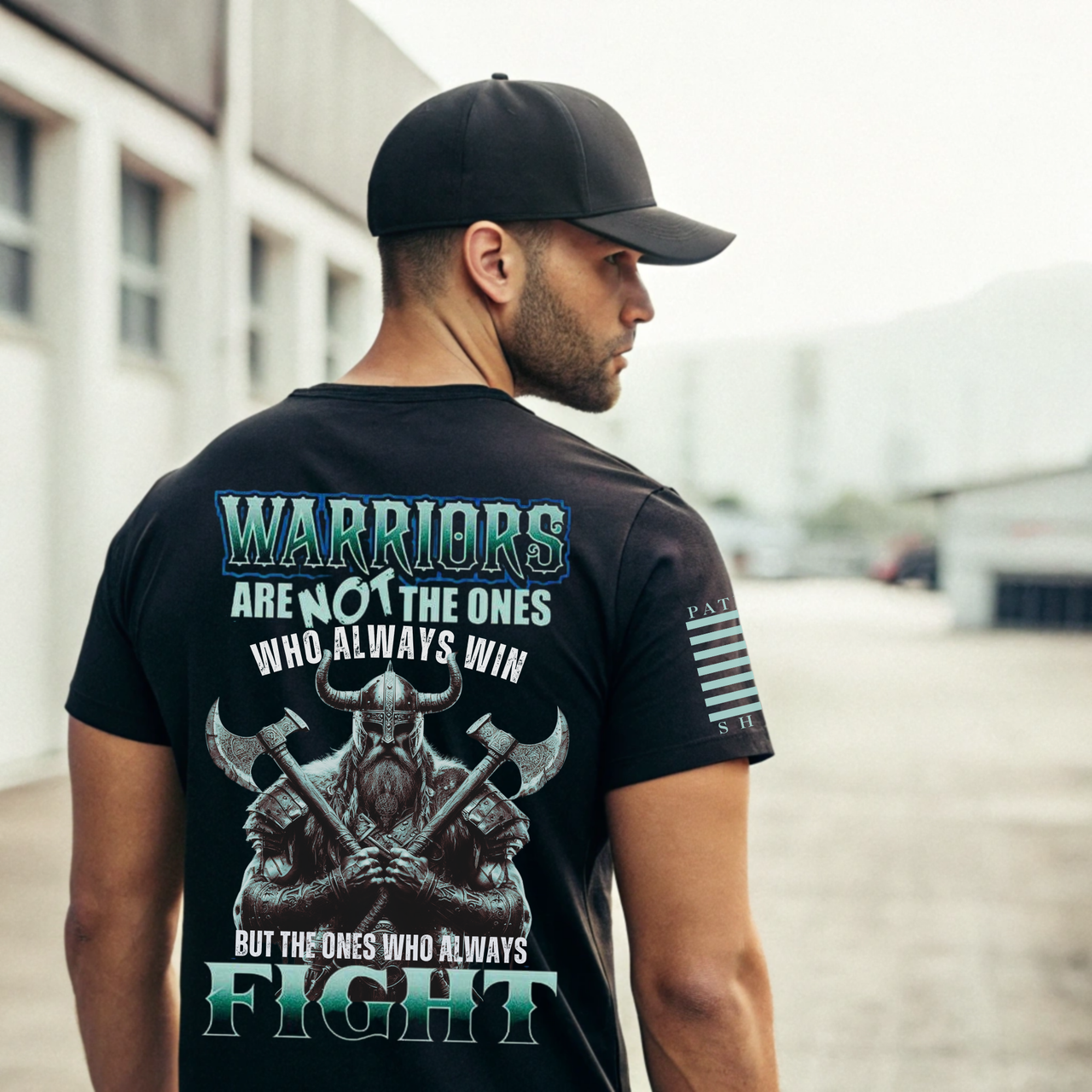 Fighter’s Creed T-Shirt honoring viking warriors' mindset and strength.