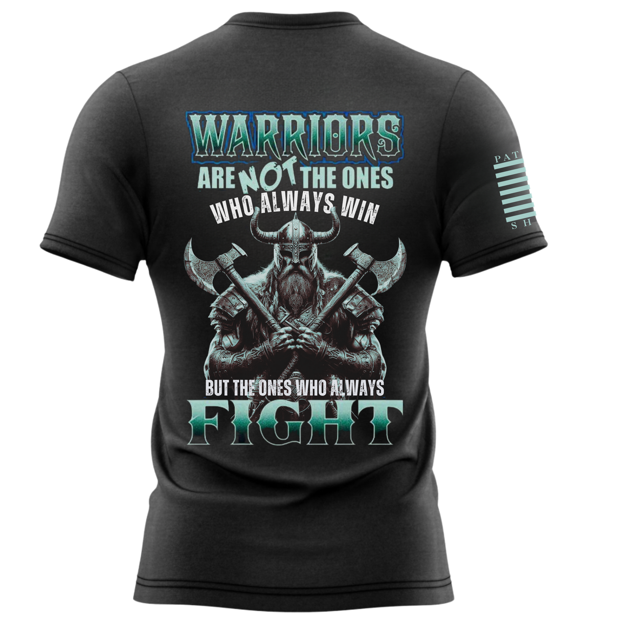 Bold Fighter’s Creed T-Shirt showcasing unyielding warrior values.