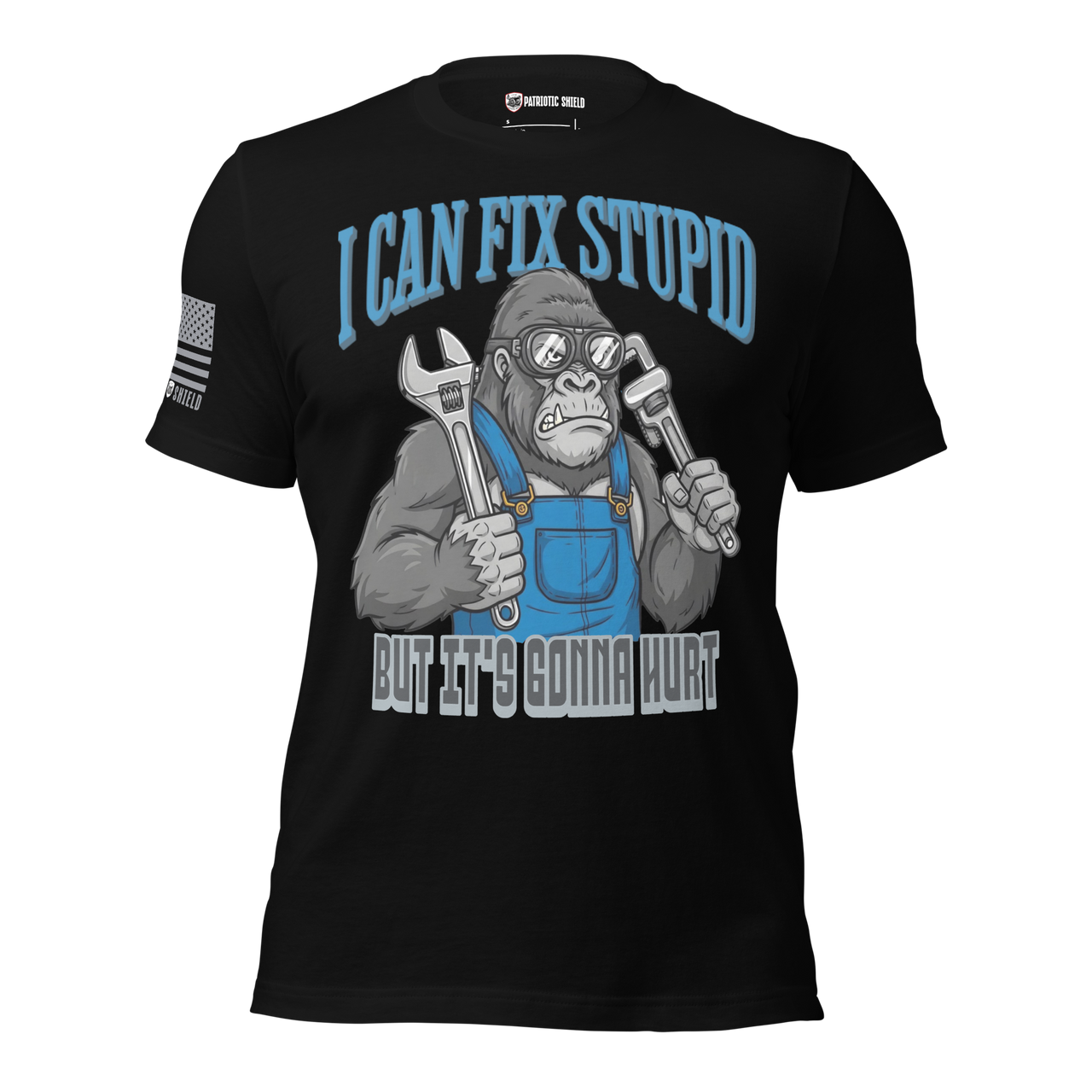 Funny sarcastic t-shirt for people tired of peoples lack of common sense. black