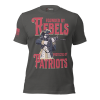 american freedom rebels patriots shirt. asphalt
