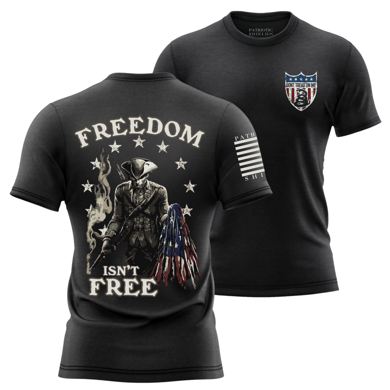 High-Quality Patriotic T-Shirt - Remember the Sacrifice of the brave men and women of our military.