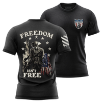 Thumbnail for High-Quality Patriotic T-Shirt - Remember the Sacrifice of the brave men and women of our military.