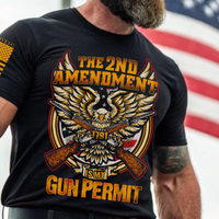 Thumbnail for Comfortable Freedom Defender T-Shirt for proud patriots defenders of the second amendment