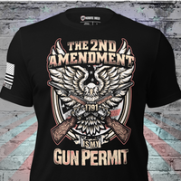 Freedom Defender T-Shirt celebrating and defending our second amendment rights