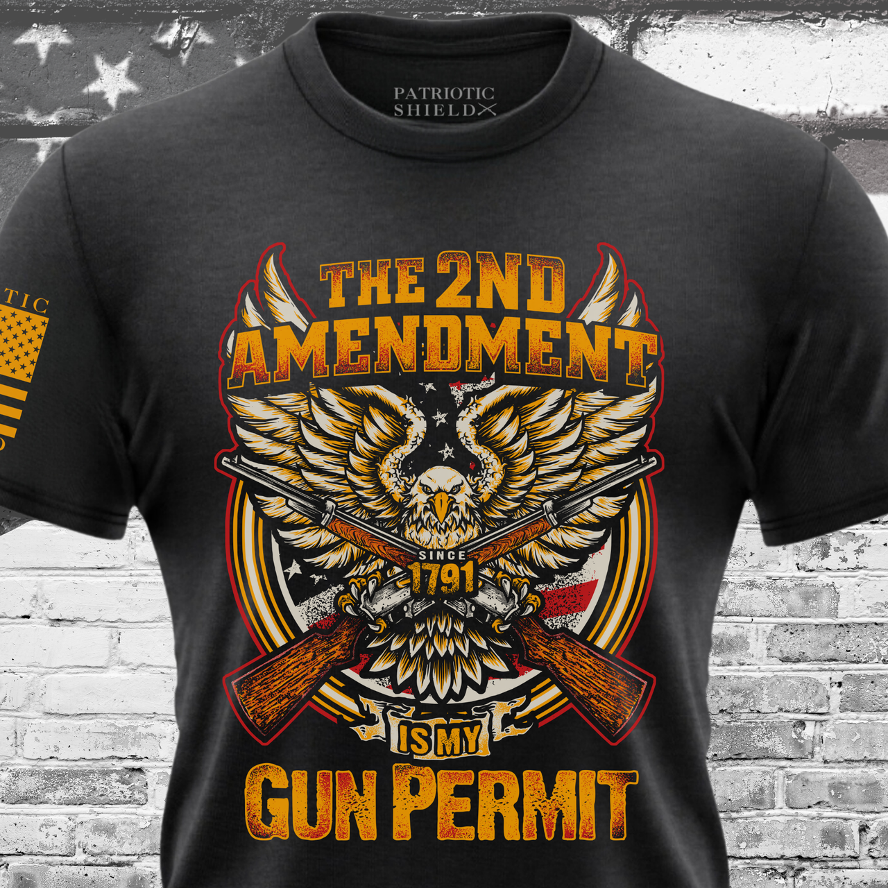 Freedom Defender T-Shirt celebrating and defending our second amendment rights