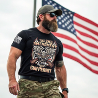 Freedom Defender T-Shirt - Apparel for patriotic defenders of the 2nd amendment.