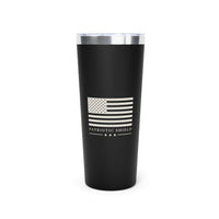 Tumbler with patriotic USA design