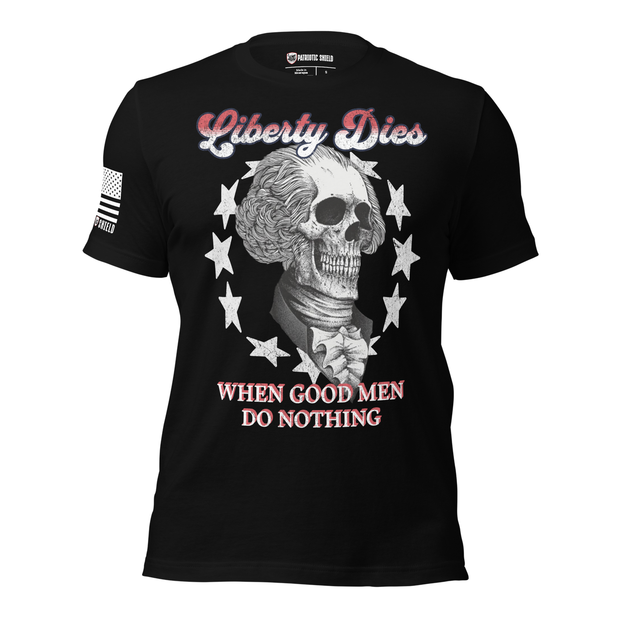 Pro freedom t-shirt for the American patriot. black