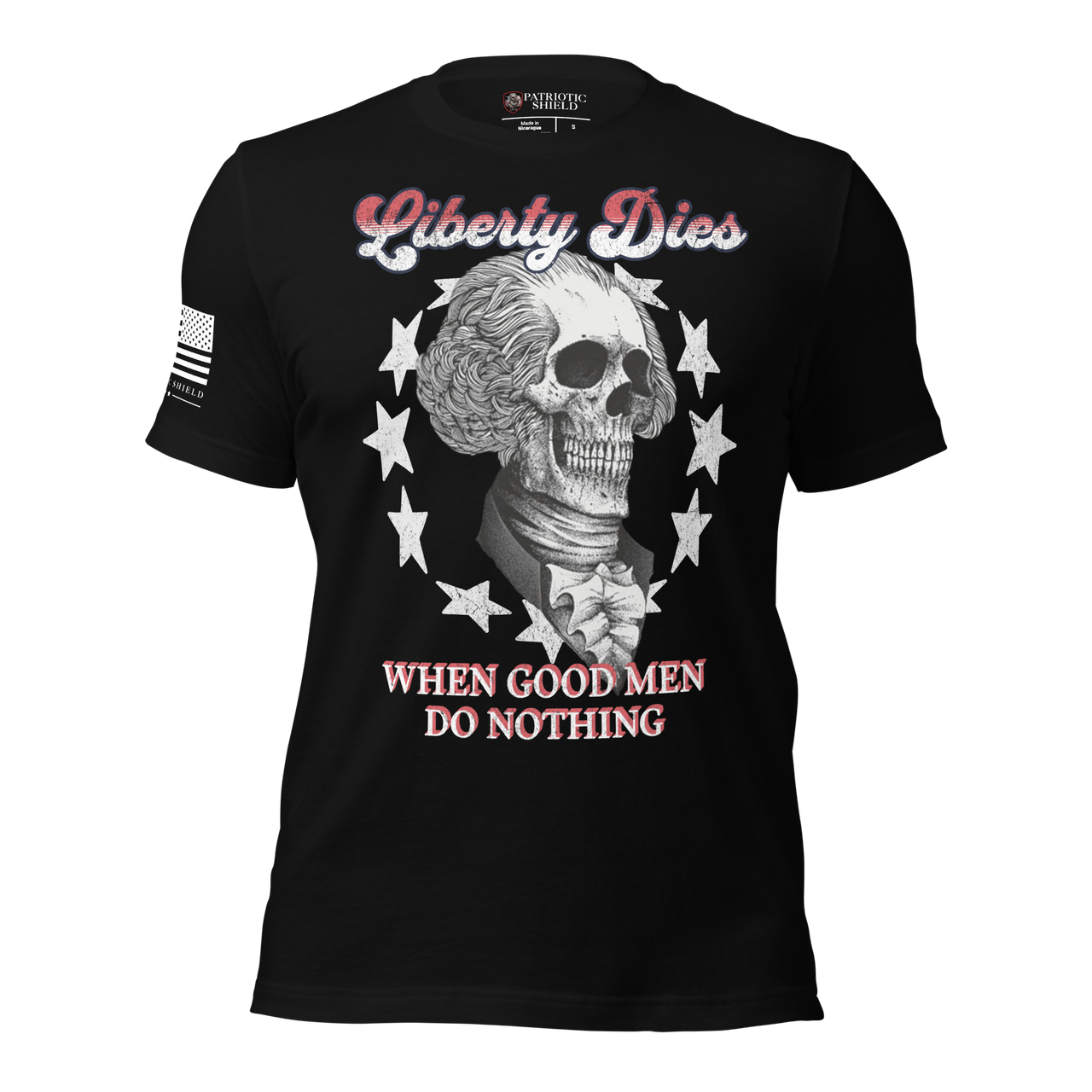 Pro freedom t-shirt for the American patriot. black