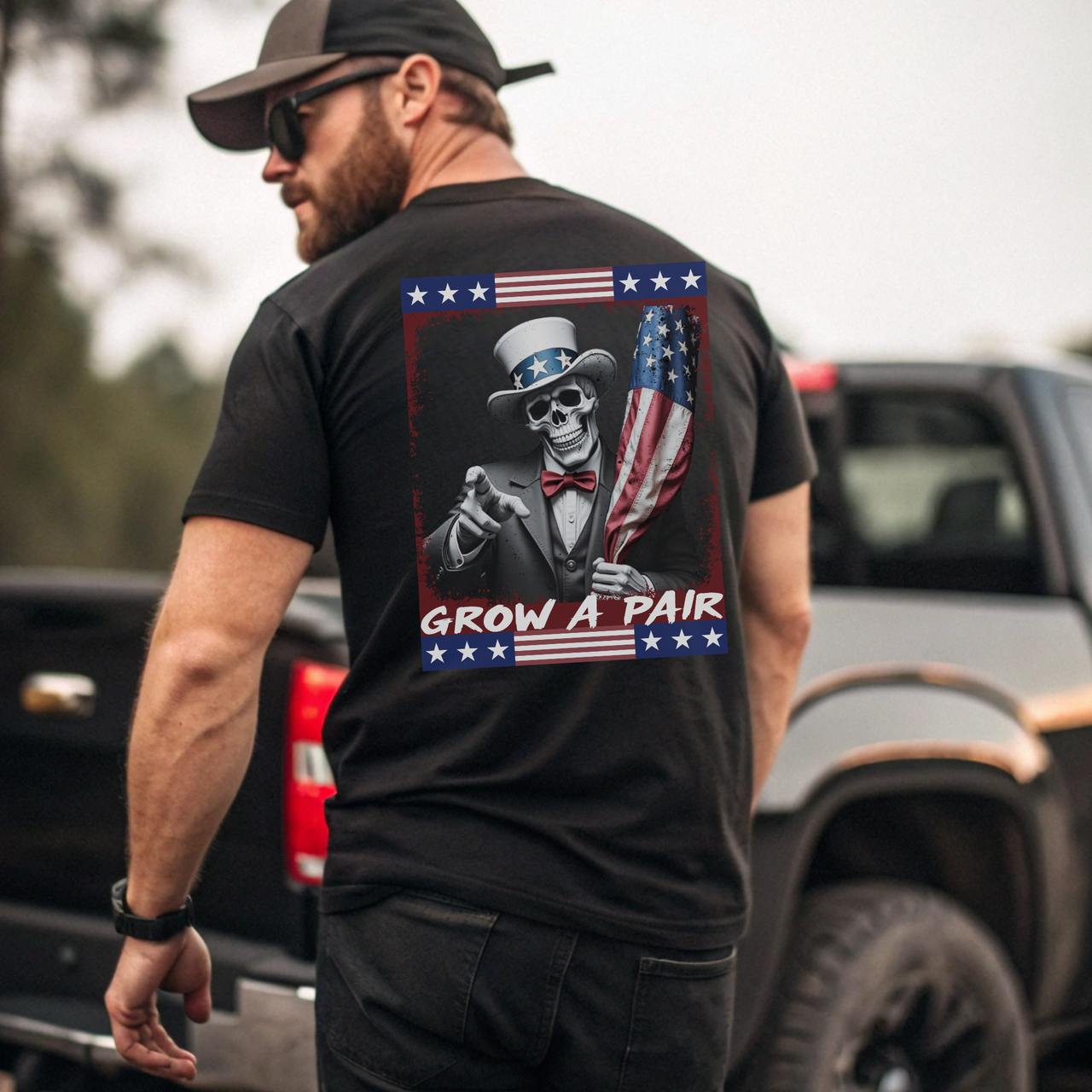 Grow a Pair freedom shirt premium cotton for American patriots