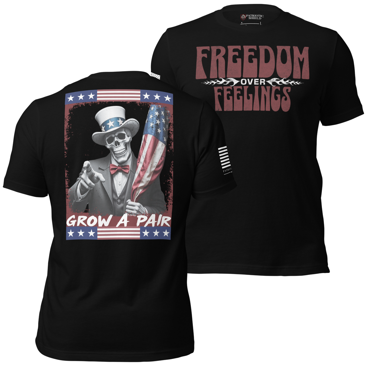 Freedom Over Feelings t-shirt for patriots