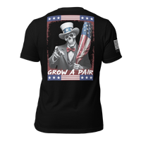 Defiant uncle sam anti-woke shirt for freedom-loving Americans