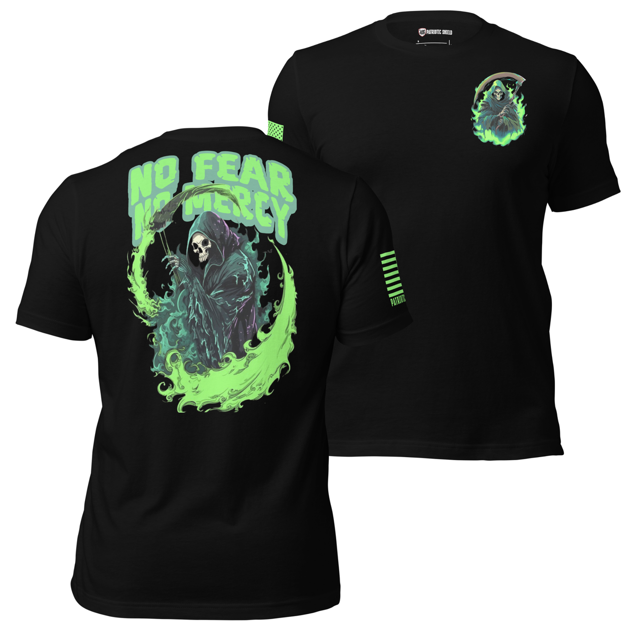 American Grim Reaper Halloween shirt for patriots and veterans