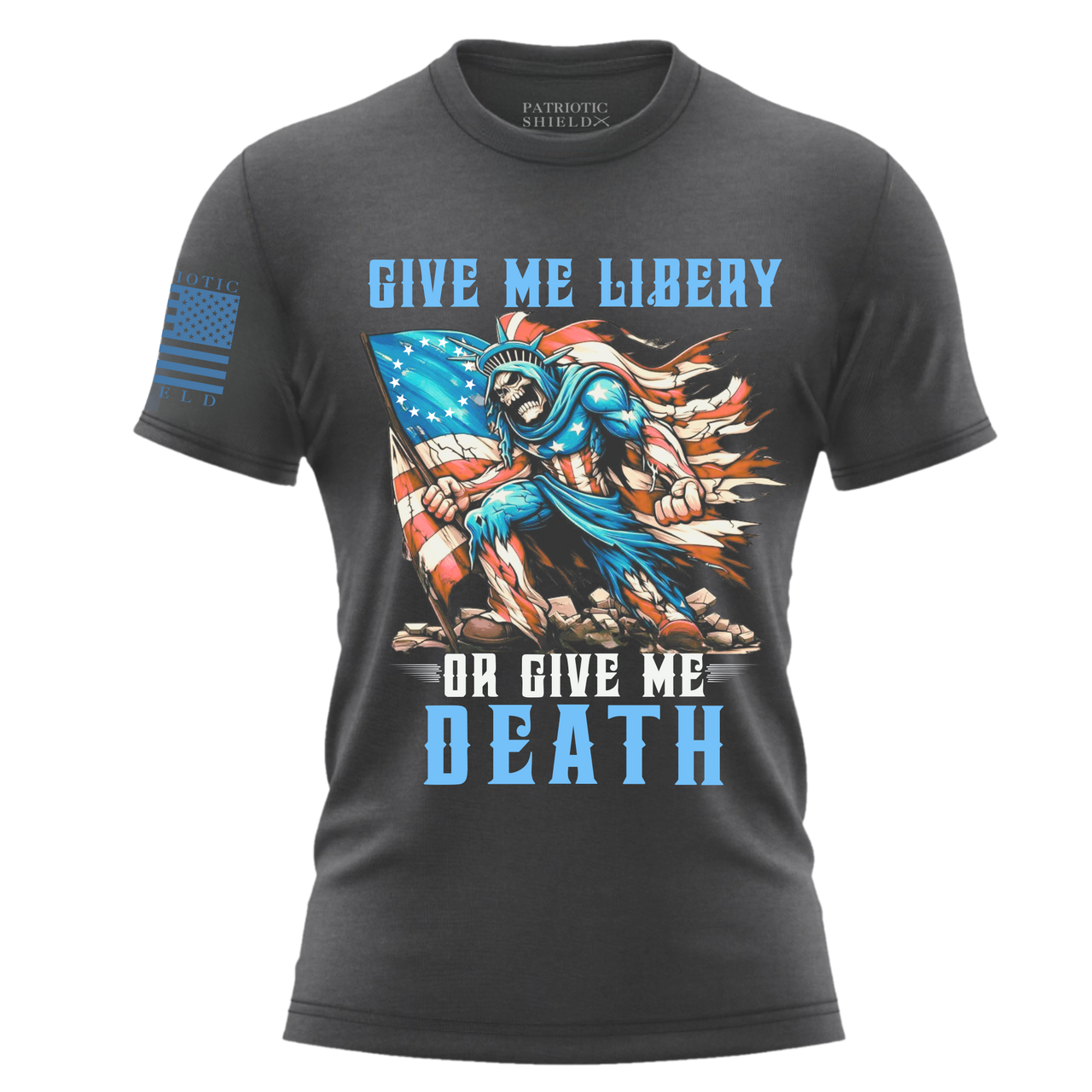 Inspirational Freedom T-Shirt for patriots of liberty. black