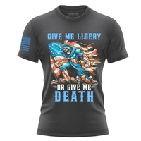 Thumbnail for Inspirational Freedom T-Shirt for patriots of liberty. black