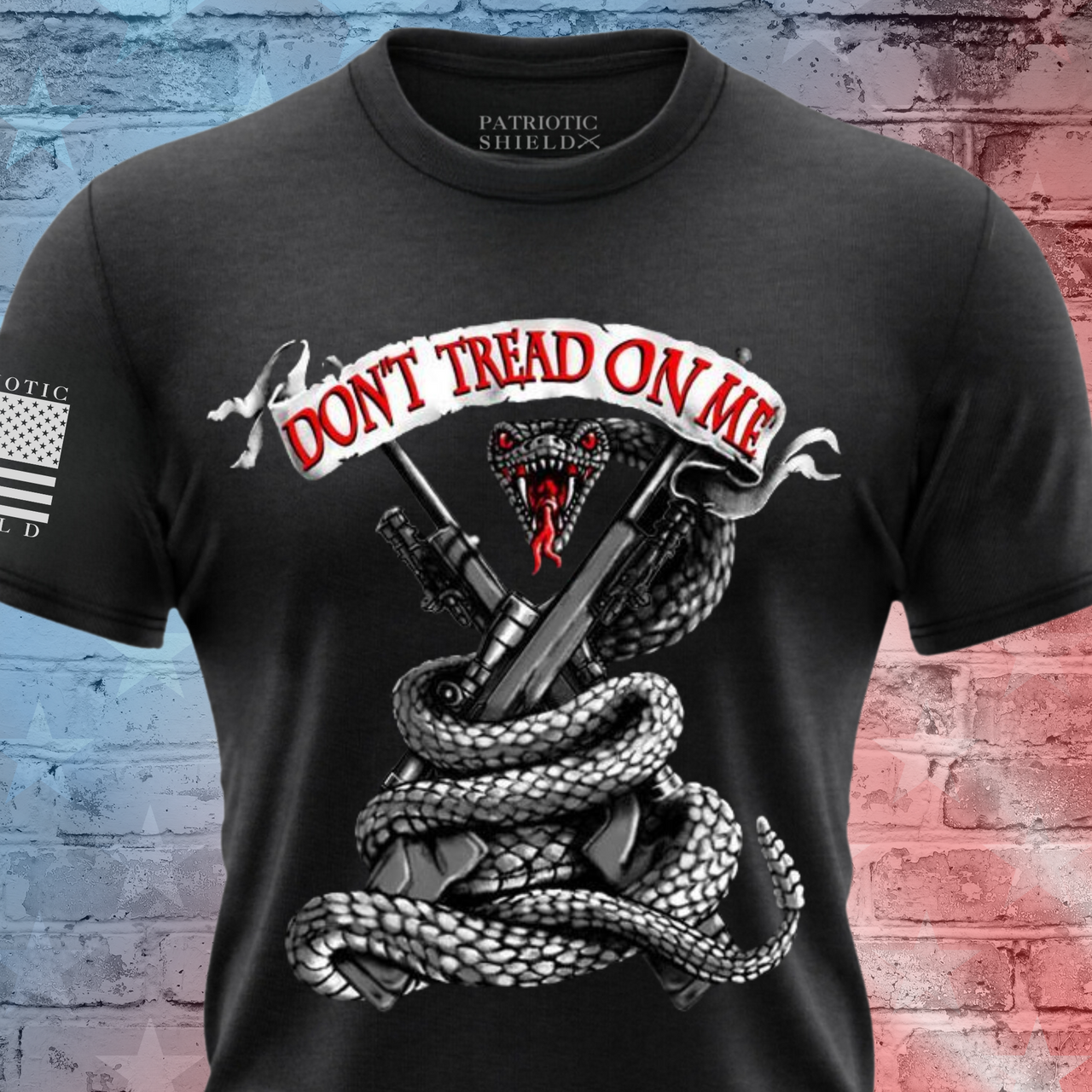 Patriotic Gadsden Flag Shirt – Don’t Tread on Me Tee for American Patriots