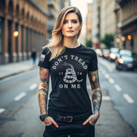 Thumbnail for Comfortable and stylish Gadsden Flag women’s patriotic apparel