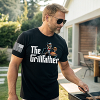Patriotic BBQ shirt for the all american dad
