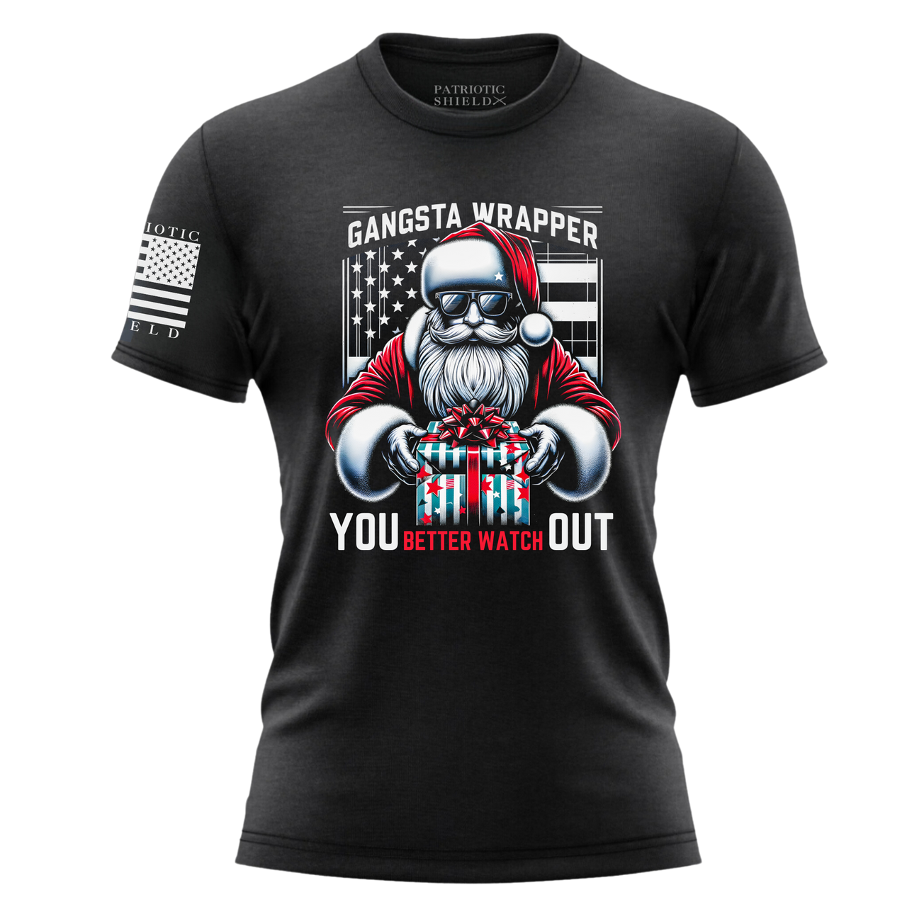 Holiday Party Shirt – Gangsta Santa Wrapping & chillin' in Style