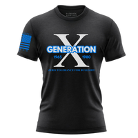 Thumbnail for Generation X T-Shirt honoring a generation that did it their way. black