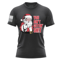Thumbnail for Bold Holiday Graphic Tee - Christmas Humor T-Shirt. black