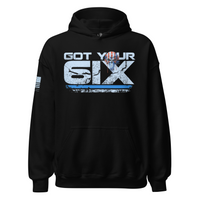 Veteran Inspired Got Your Six Hoodie USA. black