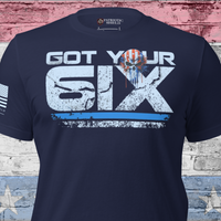 Got Your Six patriotic veteran t-shirt